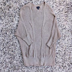 American Eagle oversized beige cardigan